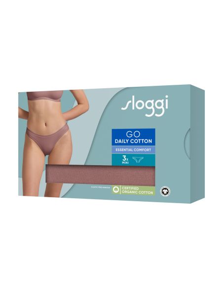 Sloggi GO Daily Cotton Mini 3Pack Cacao