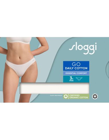 Sloggi GO Daily Cotton Mini 3Pack Ivoor