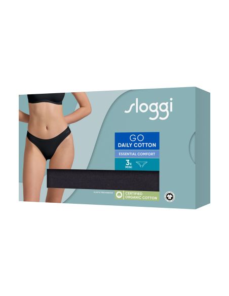 Sloggi GO Daily Cotton Mini 3Pack Zwart