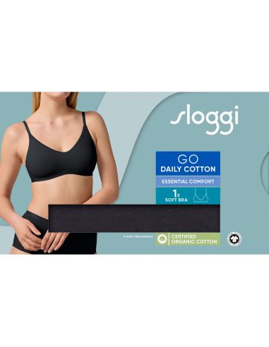 Sloggi GO Daily Cotton Soft bra Zwart