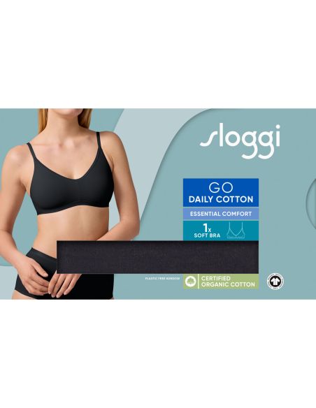 Sloggi GO Daily Cotton Soft bra Zwart