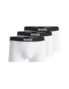 Hugo Boss Heren Trunk BOSS One 3Pack Wit