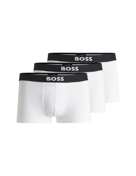 Hugo Boss Heren Trunk BOSS One 3Pack Wit