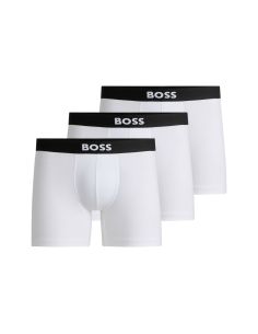 Hugo Boss Heren Boxer Briefs BOSS One 3Pack Wit