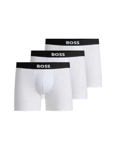 Hugo Boss Heren Boxer Briefs BOSS One 3Pack Wit