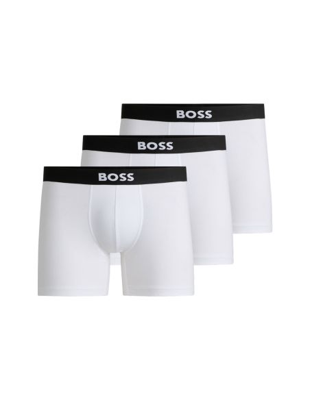 Hugo Boss Heren Boxer Briefs BOSS One 3Pack Wit