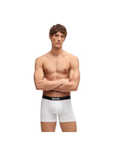 Hugo Boss Heren Boxer Briefs BOSS One 3Pack Wit