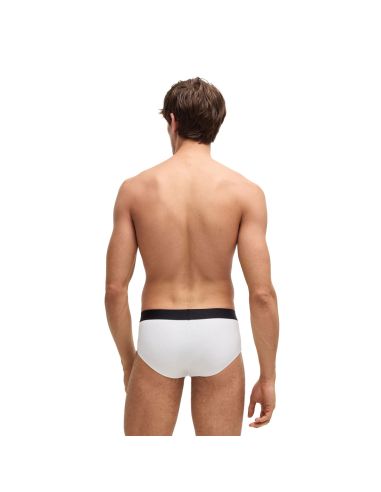 Hugo Boss Heren Hipster Slip BOSS One 3Pack Wit