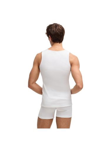 Hugo Boss Heren Tank Top Rib Classic 3Pack Wit