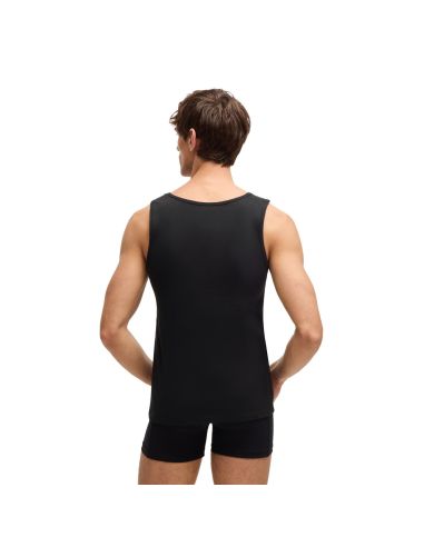 Hugo Boss Heren Tank Top Rib Classic 3Pack Zwart