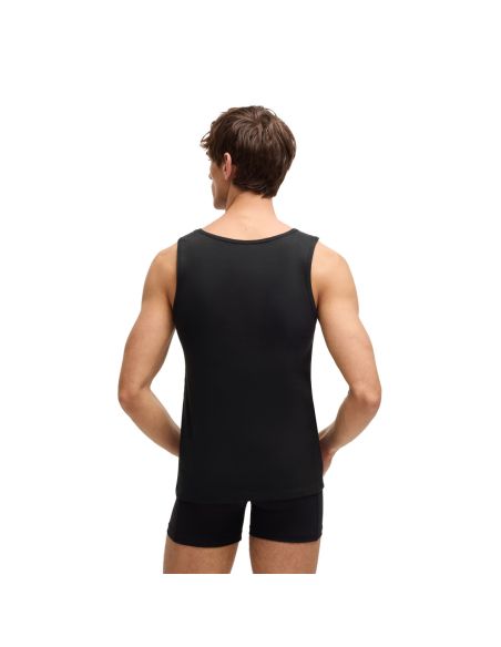 Hugo Boss Heren Tank Top Rib Classic 3Pack Zwart