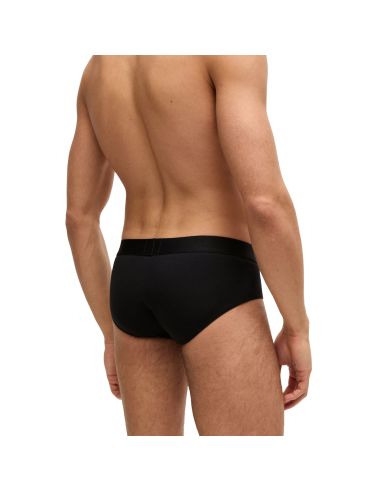 Hugo Boss Heren Hipster Slip BOSS One 3Pack Zwart