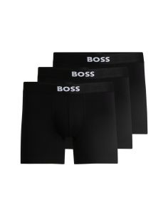 Hugo Boss Heren Boxer Briefs BOSS One 3Pack Zwart