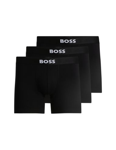 Hugo Boss Heren Boxer Briefs BOSS One 3Pack Zwart