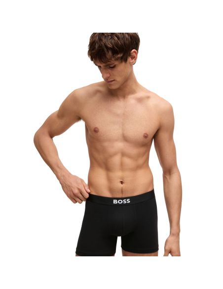 Hugo Boss Heren Boxer Briefs BOSS One 3Pack Zwart