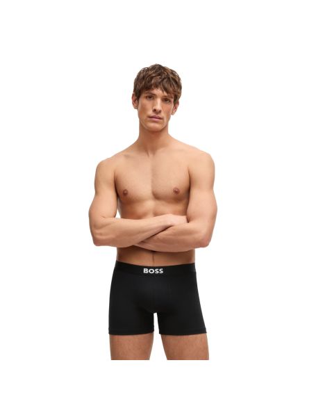 Hugo Boss Heren Boxer Briefs BOSS One 3Pack Zwart
