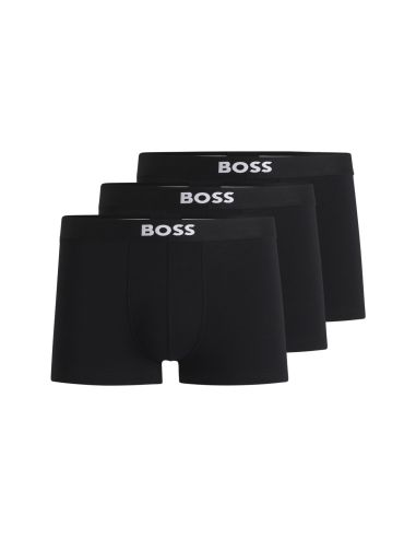 Hugo Boss Heren Trunk BOSS One 3Pack Zwart