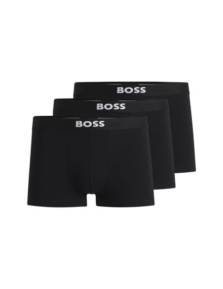 Hugo Boss Heren Trunk BOSS One 3Pack Zwart