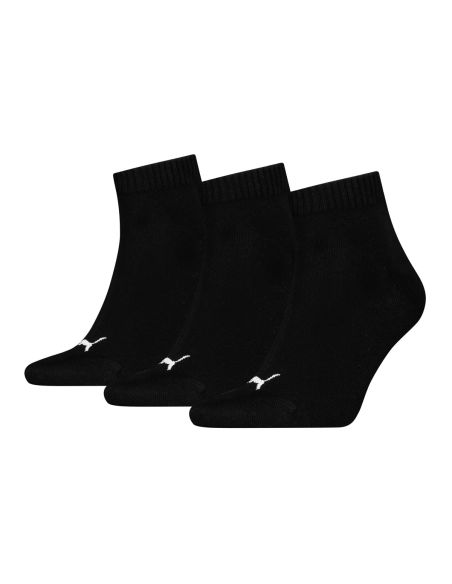 Puma Sokken 3Pack Quarter Soft Cotton Zwart 