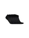 Craft Sport Sokken Dry Footies 5Pack Zwart