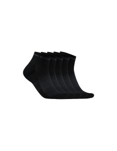 Craft Heren CORE Dry Mid Sock 5-PACK Zwart