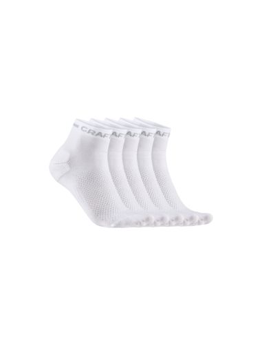 Craft Heren CORE Dry Mid Sock 5-PACK Wit