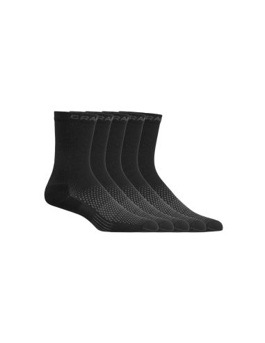 Craft CORE Dry High Sock 5-PACK Zwart