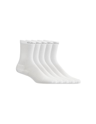 Craft CORE Dry High Sock 5-PACK Wit