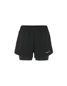 Craft Dames ADV Essence 2-in-1 shorts 2 W Zwart