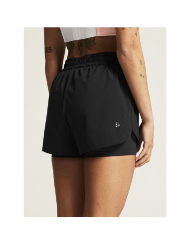 Craft Dames ADV Essence 2-in-1 shorts 2 W Zwart