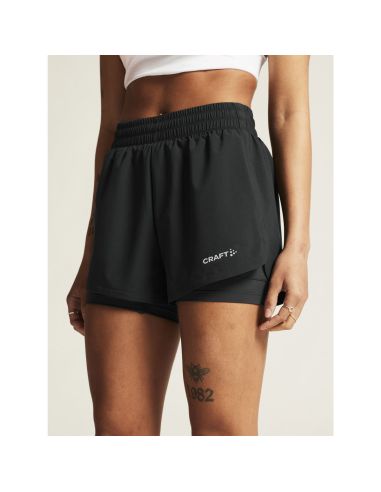 Craft Dames ADV Essence 2-in-1 shorts 2 W Zwart