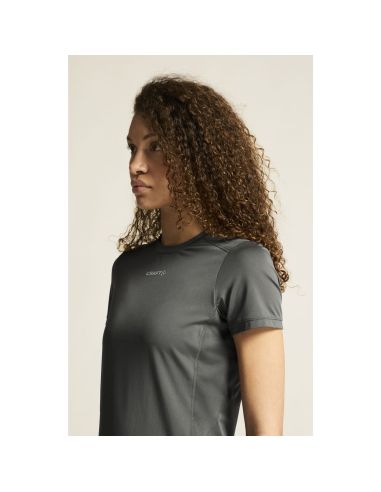 Craft Dames ADV Essence SS Tee 2 W Granite