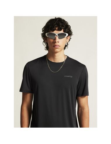 Craft Heren Core Essence SS Tee 2 M Zwart