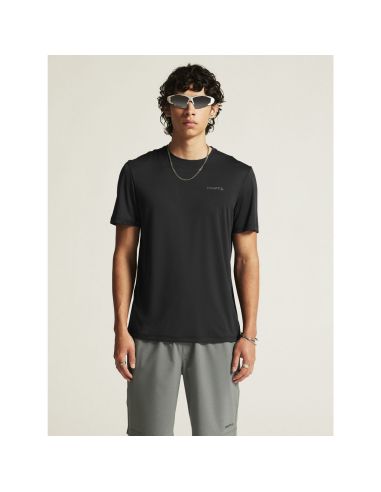 Craft Heren Core Essence SS Tee 2 M Zwart