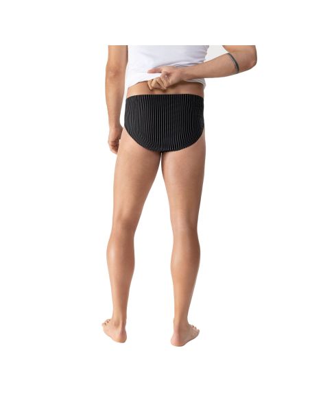 MEY Heren Jazz Pants BC Stripes Zwart 38136
