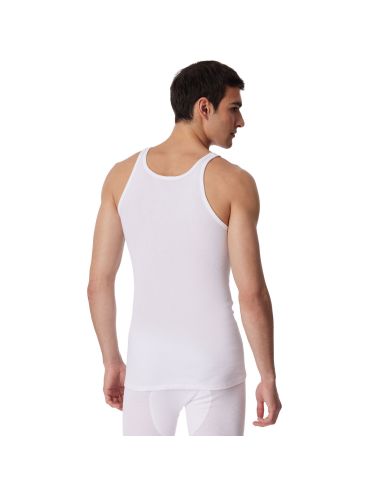 SCHIESSER Heren Singlet Original Classic Dubbel rib 2Pack Wit
