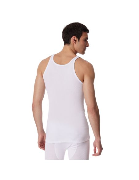 SCHIESSER Heren Singlet Original Classic Dubbel rib 2Pack Wit