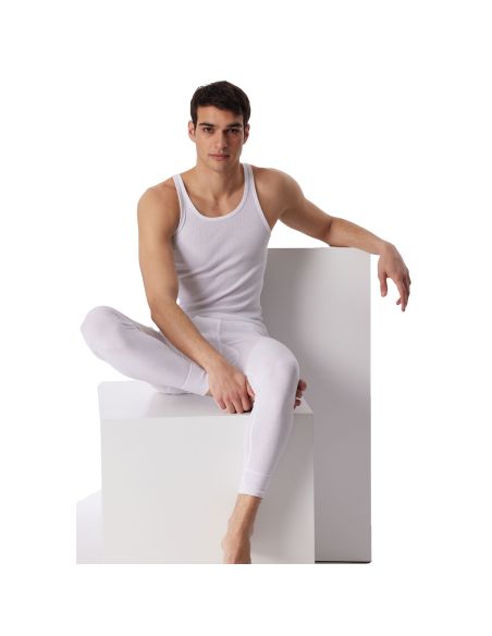 SCHIESSER Heren Singlet Original Classic Dubbel rib 2Pack Wit