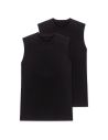 Schiesser Heren Sleeveless Shirt Essentials 2Pack Zwart