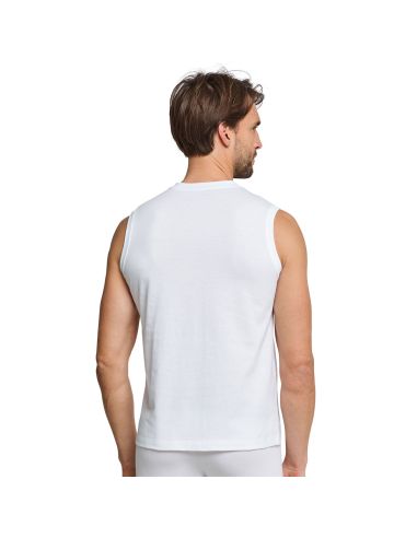 SCHIESSER Heren Sleeveless Shirt Essentials 2Pack Wit