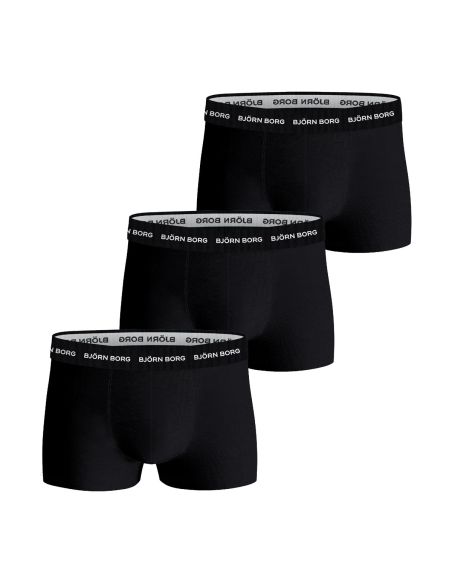 Bjorn Borg Heren Trunk Shorts 3Pack Cotton Stretch MP001