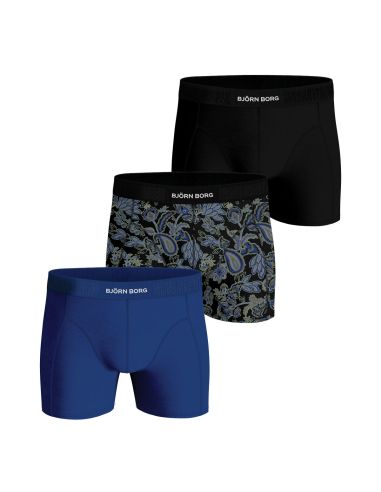 Bjorn Borg Heren Boxershort 3Pack Premium Organic Cotton Stretch Black MP004