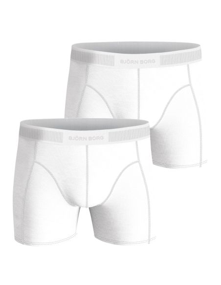 Bjorn Borg Heren Boxershorts 2Pack Premium Cotton Stretch Black MP001
