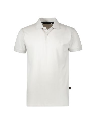 Gino Santi Heren Polo Pique Light Grey