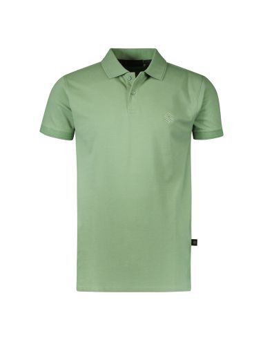 Gino Santi Heren Polo Pique Light Green