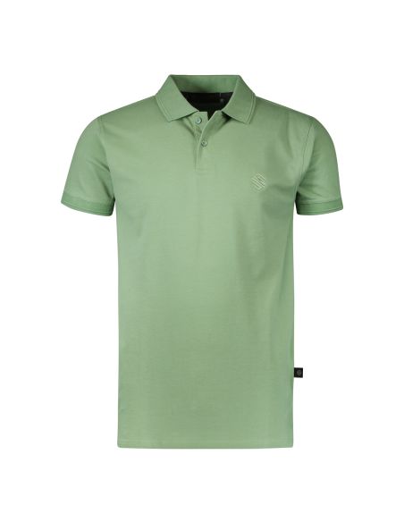 Gino Santi Heren Polo Pique Light Green