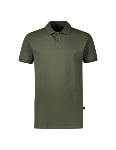 Gino Santi Heren Polo Pique Forest Green