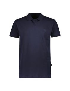 Gino Santi Heren Polo Pique Navy