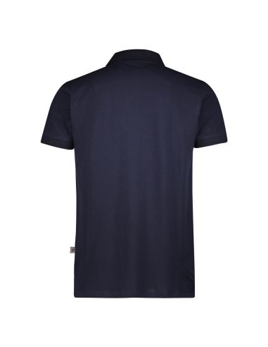Gino Santi Heren Polo Pique Navy
