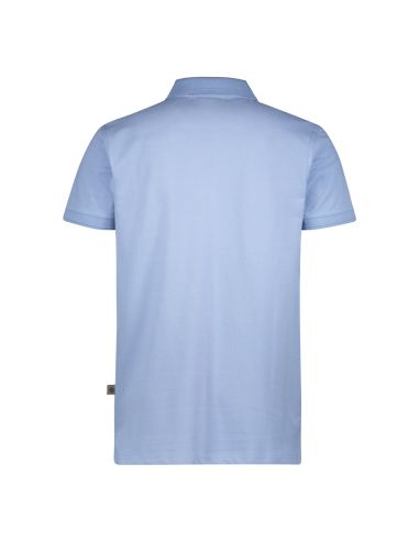 Gino Santi Heren Polo Pique Blue